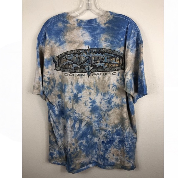 Ocean Pacific OP Vintage Sky + Sand T-Shirt Tie Dye Surf Beach - Men’s XL - Picture 6 of 10